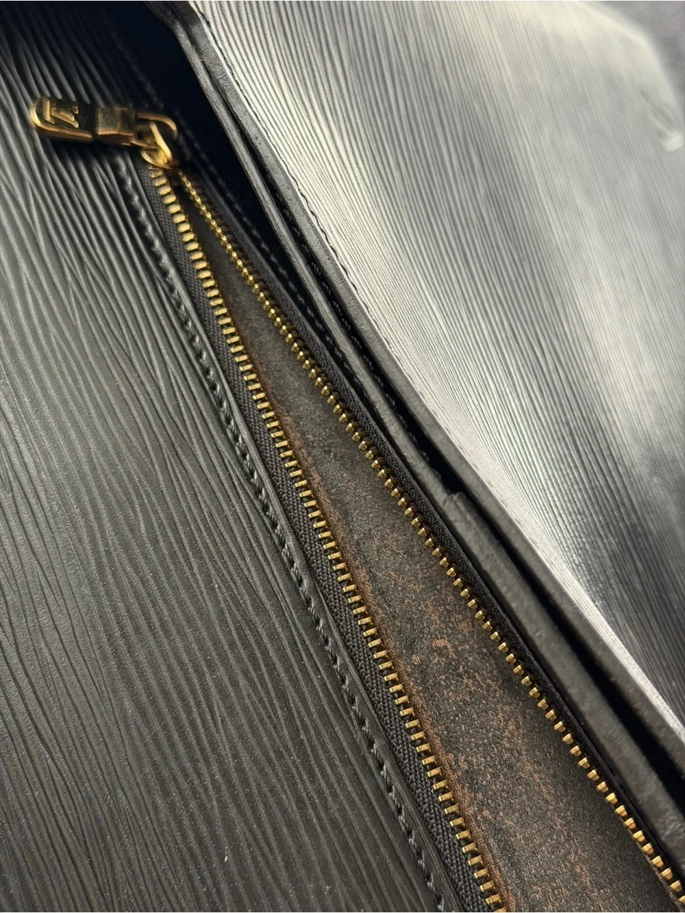 Louis Vuitton Black Epi Leather Briefcase